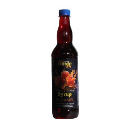 Syrup TM Bingo Caramel PET Syrup TM Bingo Caramel PET