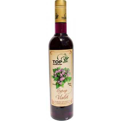 Violet syrup 0.9 l., Glass