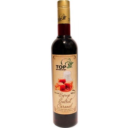 Salted caramel syrup